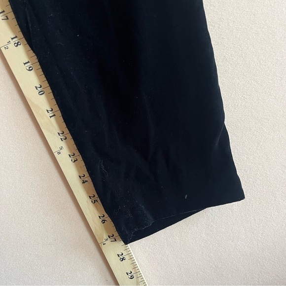 NEW JCrew Drapey Velvet Jamie Pant Black size 8 - Picture 12 of 14